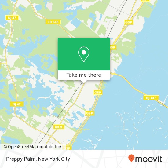 Mapa de Preppy Palm