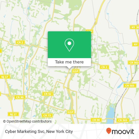 Mapa de Cyber Marketing Svc