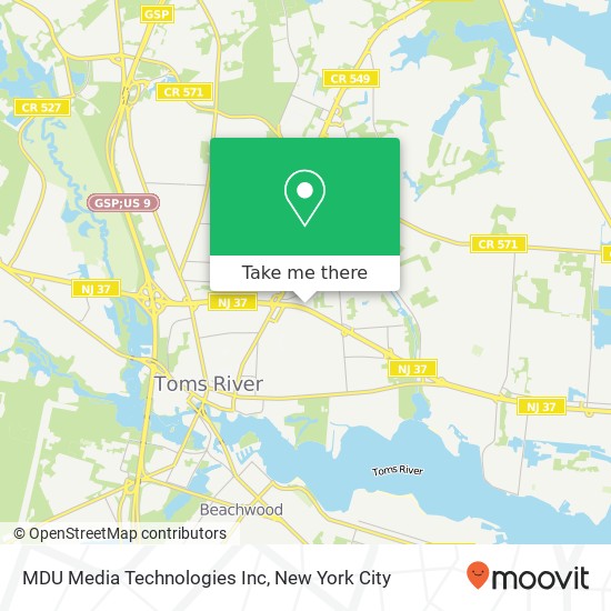 MDU Media Technologies Inc map