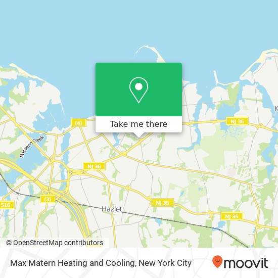 Mapa de Max Matern Heating and Cooling