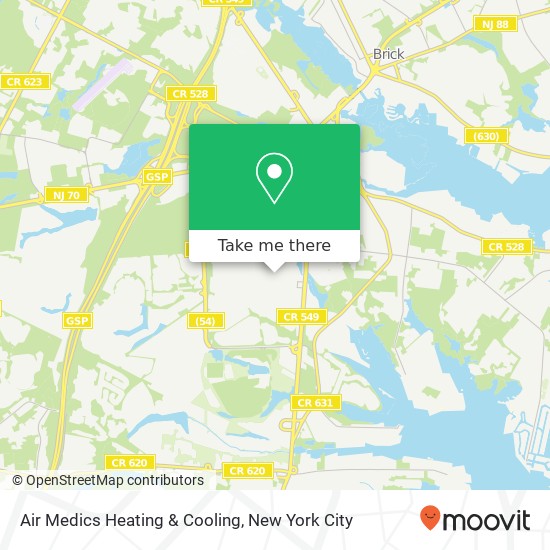Air Medics Heating & Cooling map