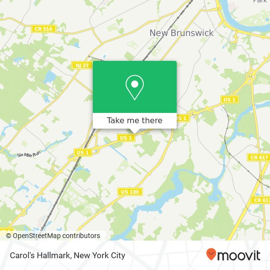 Carol's Hallmark map