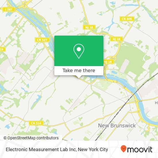 Electronic Measurement Lab Inc map