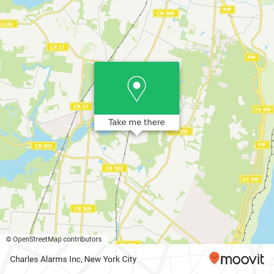 Charles Alarms Inc map