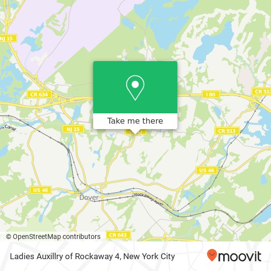 Ladies Auxillry of Rockaway 4 map