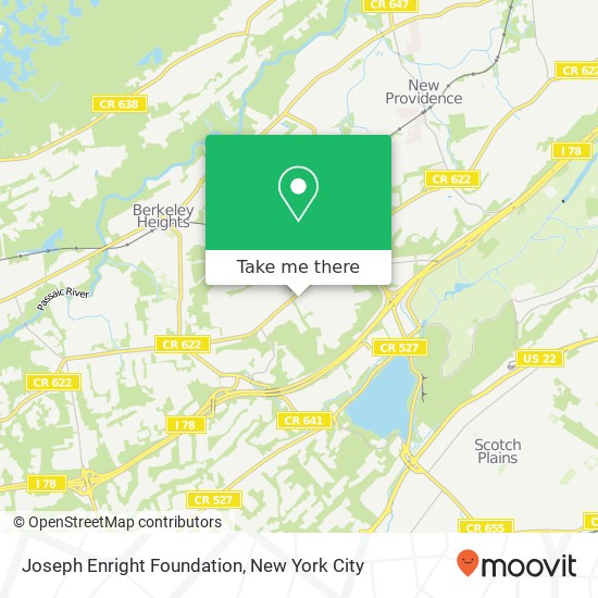 Mapa de Joseph Enright Foundation