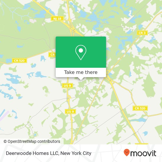 Mapa de Deerwoode Homes LLC