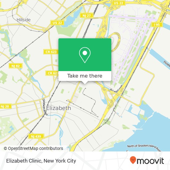 Elizabeth Clinic map