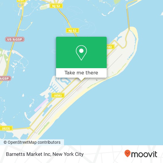 Barnetts Market Inc map
