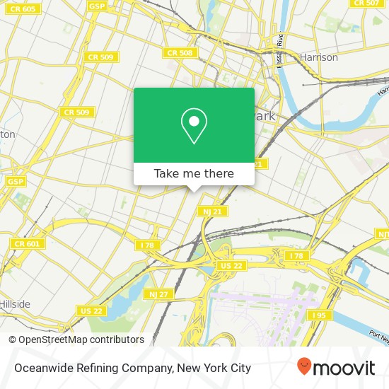 Oceanwide Refining Company map