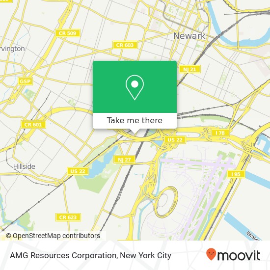 AMG Resources Corporation map