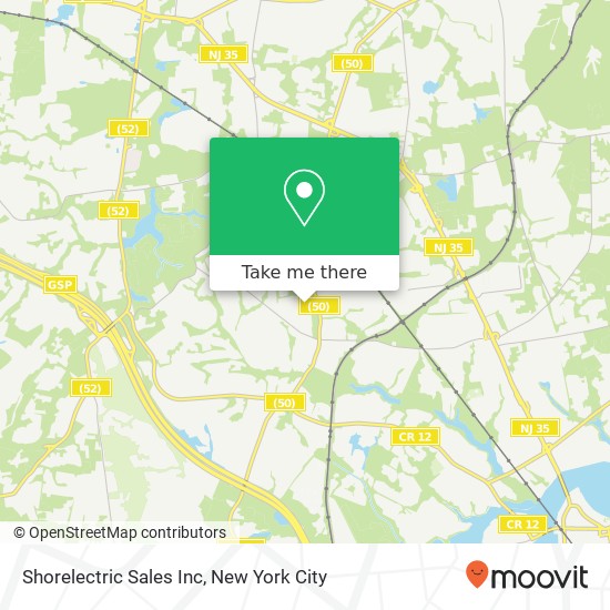 Shorelectric Sales Inc map