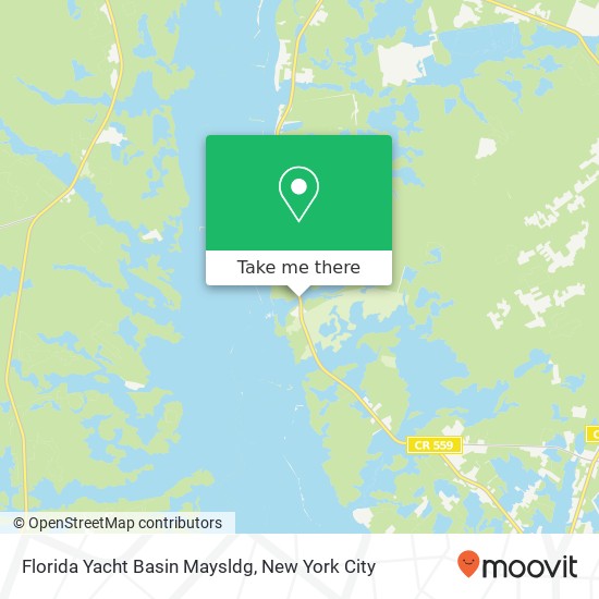 Florida Yacht Basin Maysldg map