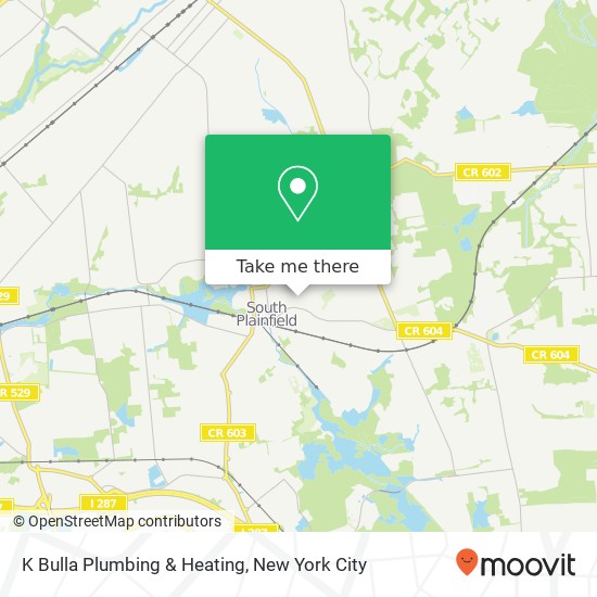 Mapa de K Bulla Plumbing & Heating