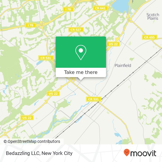 Mapa de Bedazzling LLC