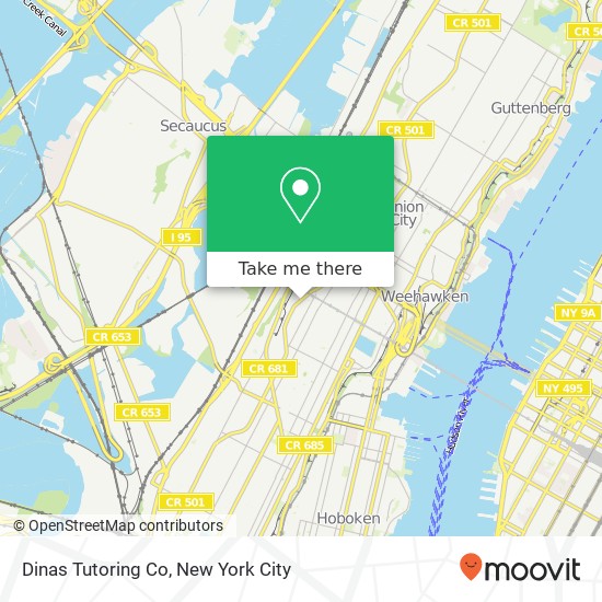 Dinas Tutoring Co map