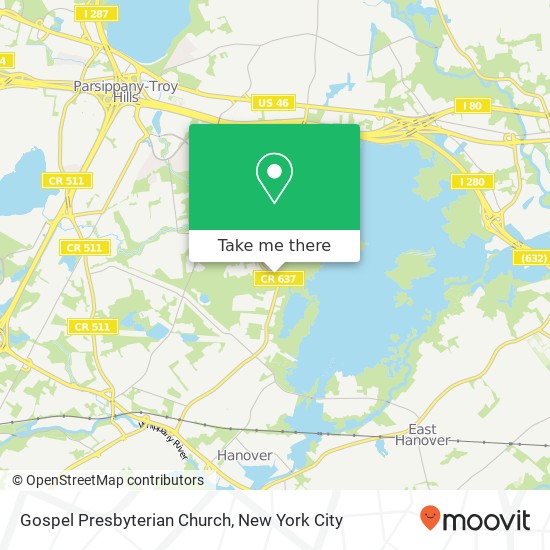 Gospel Presbyterian Church map