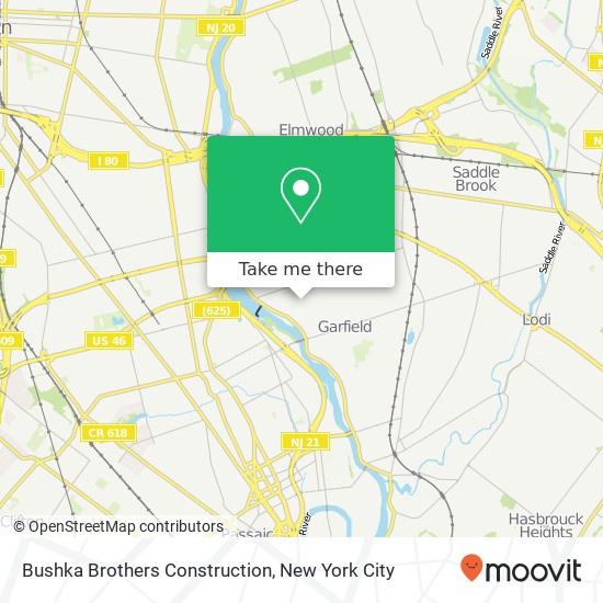 Mapa de Bushka Brothers Construction