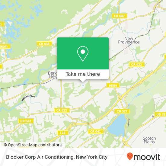 Blocker Corp Air Conditioning map