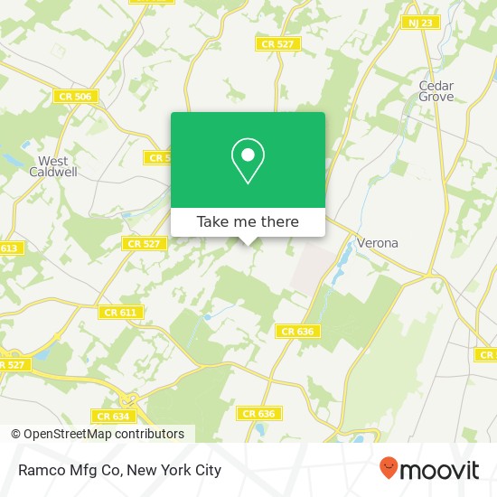 Mapa de Ramco Mfg Co