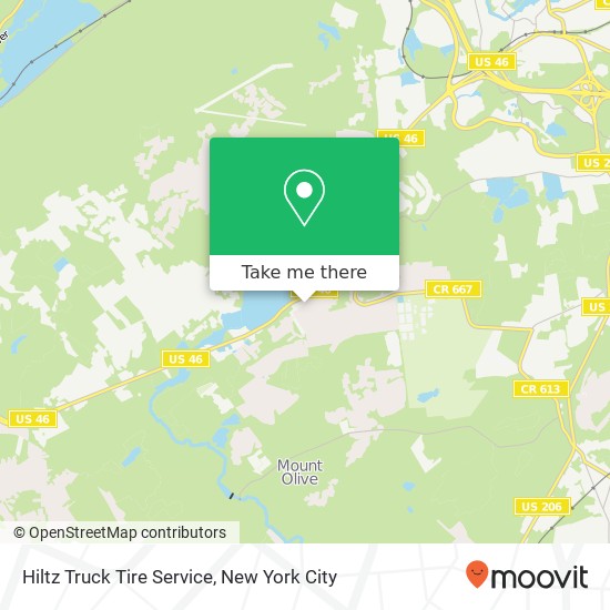 Mapa de Hiltz Truck Tire Service