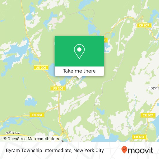 Byram Township Intermediate map