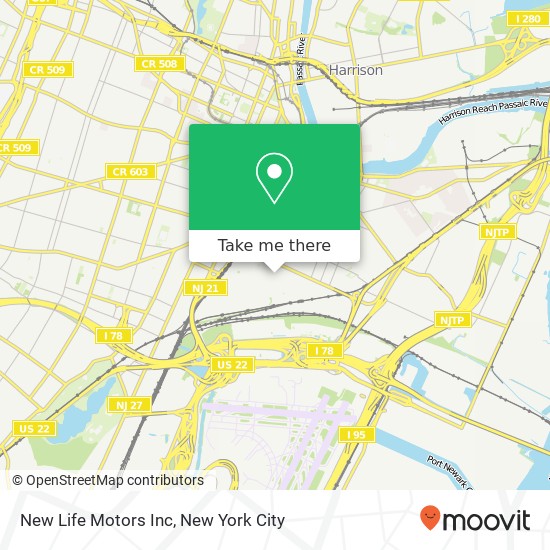 Mapa de New Life Motors Inc