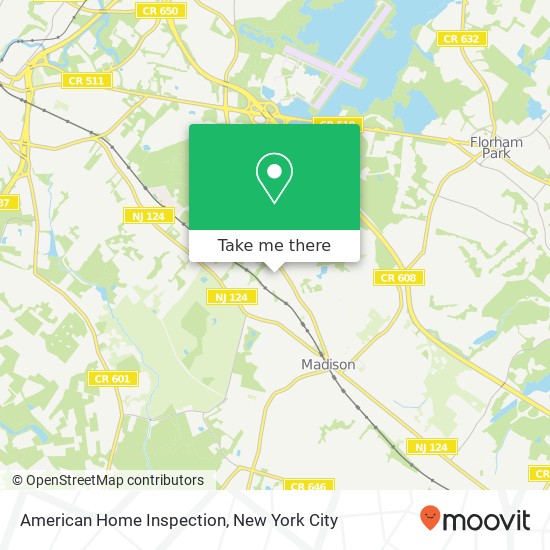 American Home Inspection map