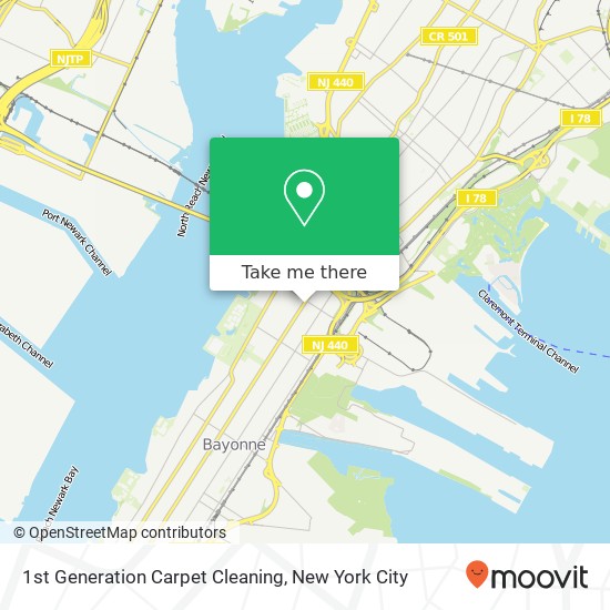 1st Generation Carpet Cleaning map