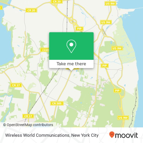 Mapa de Wireless World Communications