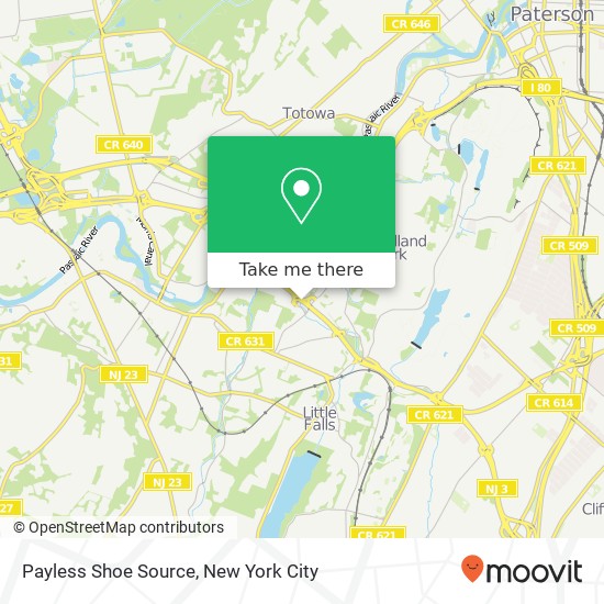 Payless Shoe Source map