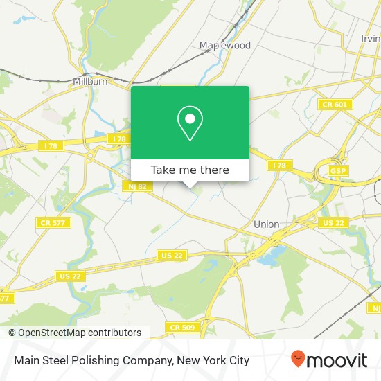 Mapa de Main Steel Polishing Company