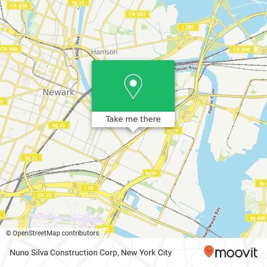 Mapa de Nuno Silva Construction Corp