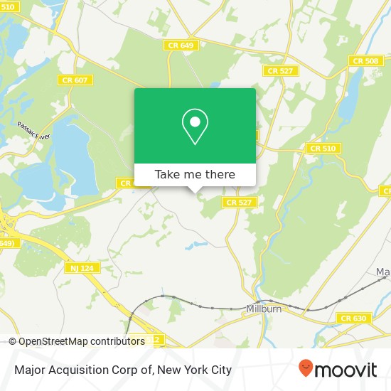 Major Acquisition Corp of map