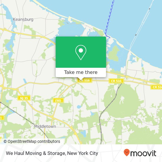 We Haul Moving & Storage map