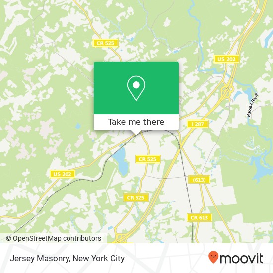 Jersey Masonry map