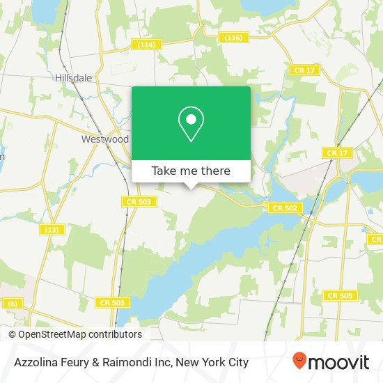 Mapa de Azzolina Feury & Raimondi Inc