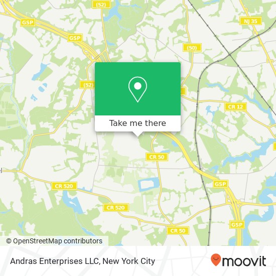 Andras Enterprises LLC map