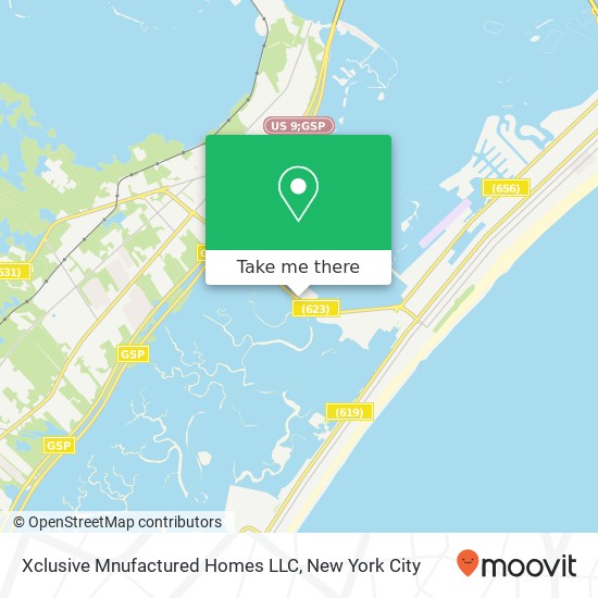 Mapa de Xclusive Mnufactured Homes LLC