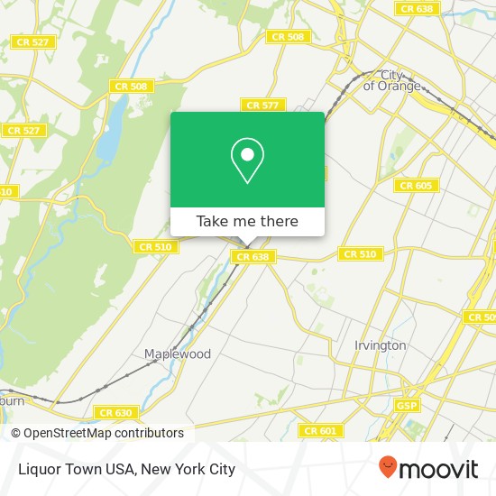 Liquor Town USA map