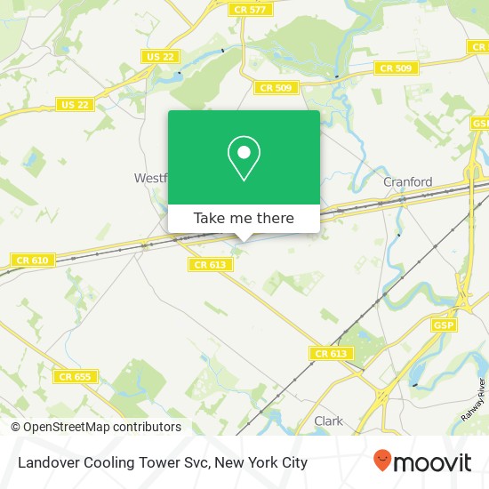 Mapa de Landover Cooling Tower Svc