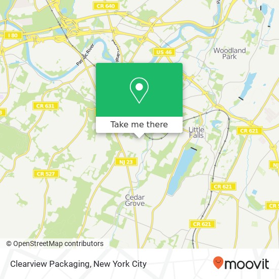 Clearview Packaging map