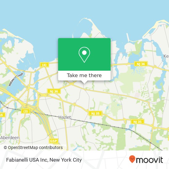 Mapa de Fabianelli USA Inc