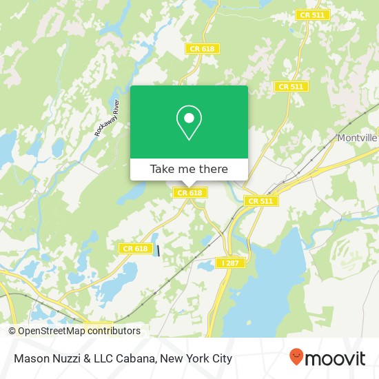 Mapa de Mason Nuzzi & LLC Cabana