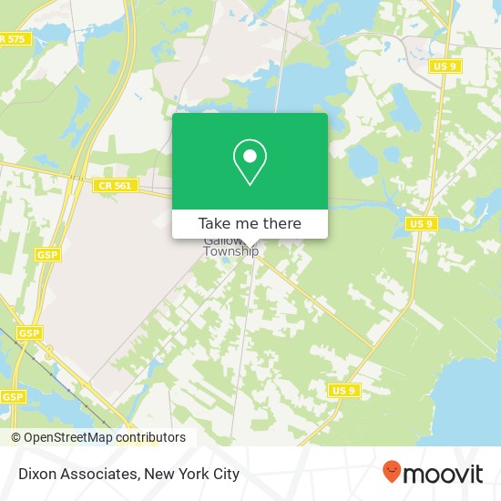 Dixon Associates map