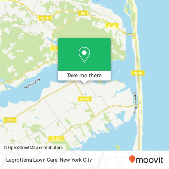 Mapa de Lagrotteria Lawn Care
