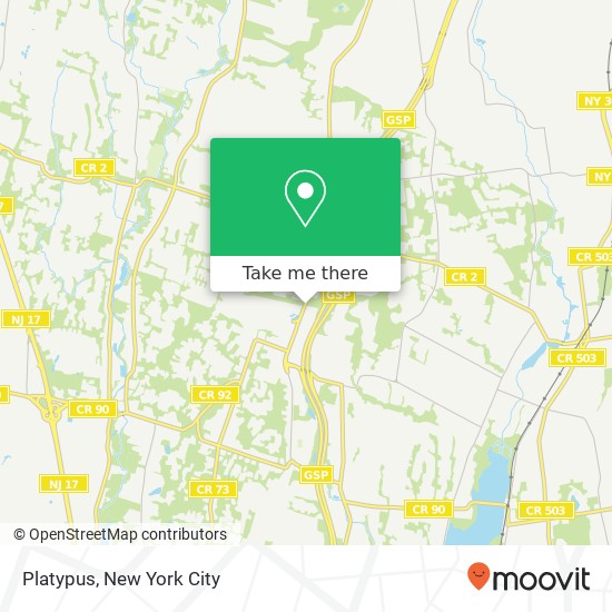 Platypus map
