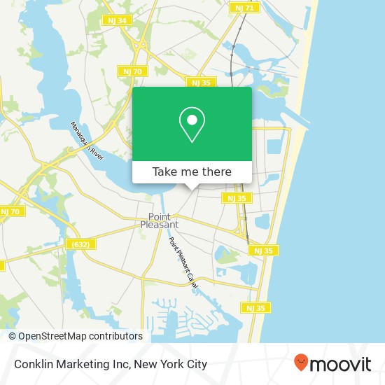 Conklin Marketing Inc map