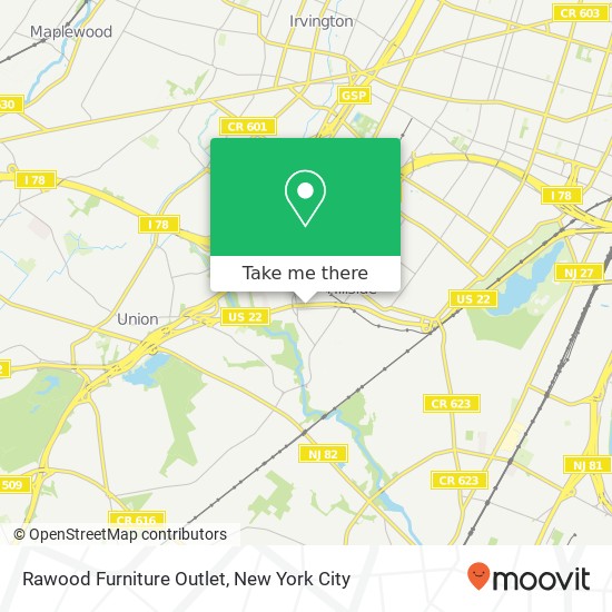 Mapa de Rawood Furniture Outlet