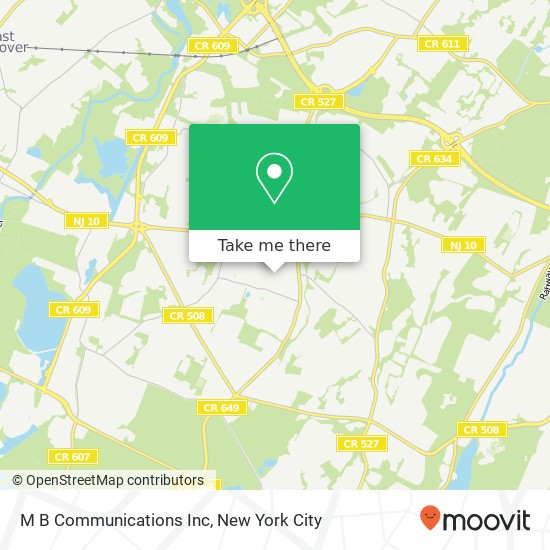 Mapa de M B Communications Inc